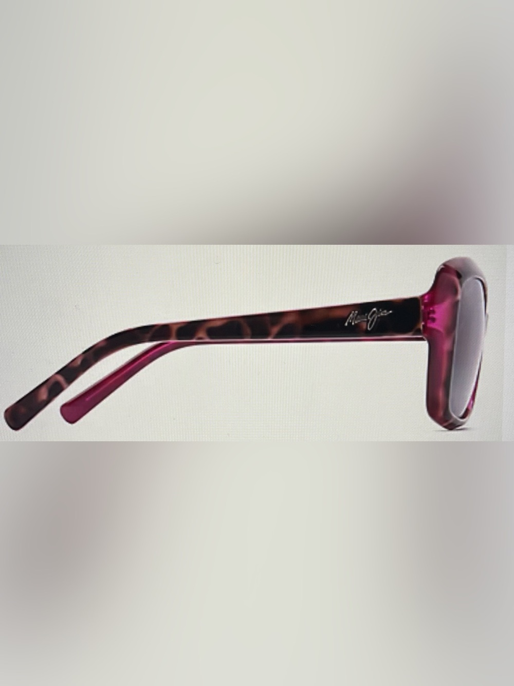 Maui Jim Orchid Raspberry PolarizedPlus2 Rectangular Sunglasses & Cases - Picture 10 of 16